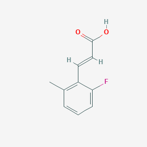molecular formula C10H9FO2 B7828582 2-Fluoro-6-methylcinnamic acid 