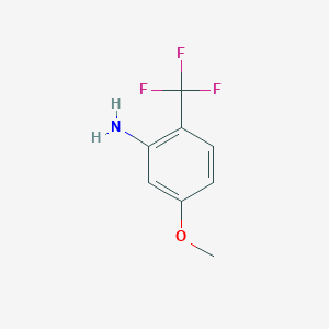 molecular formula C8H8F3NO B7828611 2-Amino-4-methoxybenzotrifluoride 