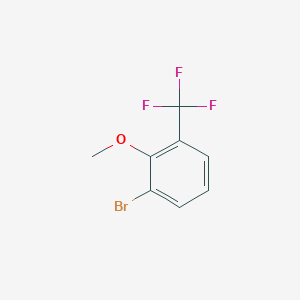 molecular formula C8H6BrF3O B7828634 3-Bromo-2-methoxybenzotrifluoride 