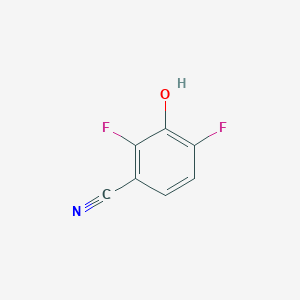 molecular formula C7H3F2NO B7828640 2,4-Difluoro-3-hydroxybenzonitrile 