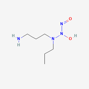 molecular formula C6H16N4O2 B7828707 N-[3-aminopropyl(propyl)amino]-N-hydroxynitrous amide 
