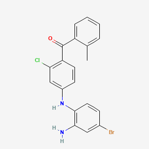 molecular formula C20H16BrClN2O B7828717 EO 1428 CAS No. 479543-48-1