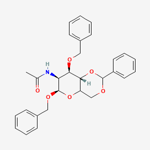 beta-D-Glucopyranoside, phenylmethyl 2-(acetylamino)-2-deoxy-3-O-(phenylmethyl)-4,6-O-(phenylmethylene)-