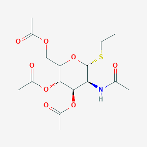 molecular formula C16H25NO8S B7828750 Ethyl 3,4,6-Tri-O-acetyl-2-acetamido-2-deoxy-alpha-D-thioglucopyranoside 