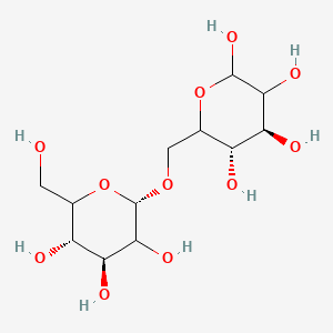 (4S,5S)-6-[[(2S,4S,5S)-3,4,5-trihydroxy-6-(hydroxymethyl)oxan-2-yl]oxymethyl]oxane-2,3,4,5-tetrol