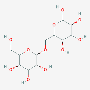 molecular formula C12H22O11 B7828762 (3R,5S)-6-[[(2S,3R,5S)-3,4,5-trihydroxy-6-(hydroxymethyl)oxan-2-yl]oxymethyl]oxane-2,3,4,5-tetrol 