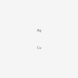 molecular formula AgCu B078288 Silver-copper CAS No. 11144-43-7