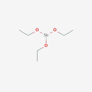 molecular formula C6H15O3Sb B078292 Antimony triethoxide CAS No. 10433-06-4