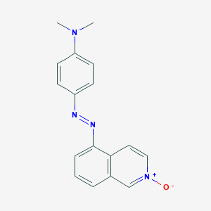 molecular formula C17H16N4O B078293 5-((p-(Dimethylamino)phenyl)azo)isoquinoline 2-oxide CAS No. 10318-23-7