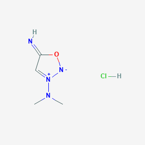 molecular formula C4H9ClN4O B7829411 Dimethylamino sydnonimine hydrochloride 