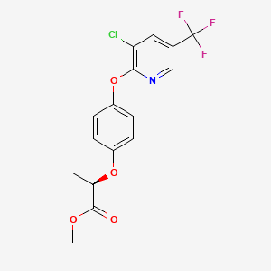 molecular formula C16H13ClF3NO4 B7829559 Haloxyfop-P-methyl CAS No. 186673-58-5