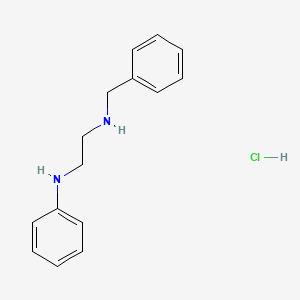 molecular formula C15H19ClN2 B7829819 N1-Benzyl-N2-phenylethane-1,2-diamine hydrochloride 