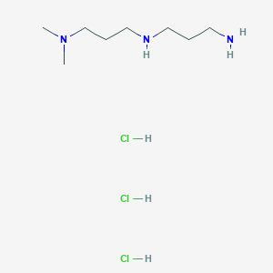molecular formula C8H24Cl3N3 B7829998 N-dimethyl-N'-(3-aminopropyl)-1,3-diaminopropane trihydrochloride 
