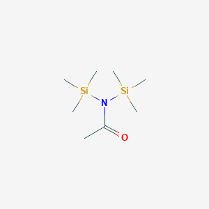 molecular formula C8H21NOSi2 B078300 N,N-Bis(trimethylsilyl)acetamide CAS No. 10416-58-7