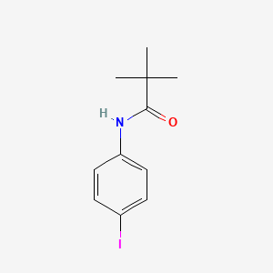molecular formula C11H14INO B7830081 Propanamide, N-(4-iodophenyl)-2,2-dimethyl- CAS No. 70298-87-2