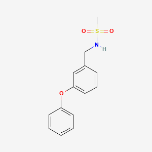molecular formula C14H15NO3S B7830127 N-(3-Phenoxybenzyl)methanesulfonamide 