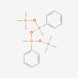 molecular formula C20H34O3Si4 B078312 3,5-Diphenyloctamethyltetrasiloxane CAS No. 13270-97-8