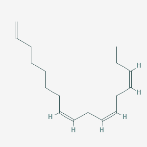 molecular formula C17H28 B078317 (Z,Z,Z)-Heptadeca-1,8,11,14-tetraene CAS No. 10482-53-8