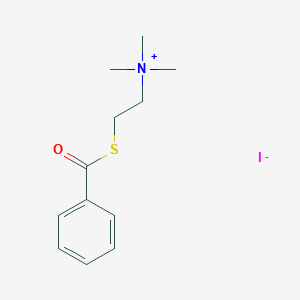 molecular formula C12H18INOS B078318 Benzoylthiocholine Iodide CAS No. 10561-14-5
