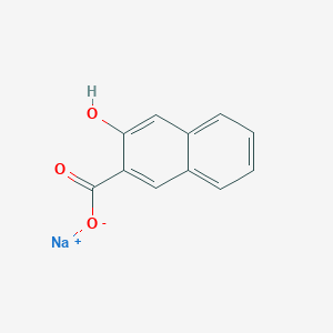 molecular formula C11H7NaO3 B078332 Sodium 3-hydroxy-2-naphthoate CAS No. 14206-62-3