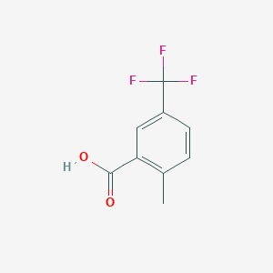 molecular formula C9H7F3O2 B078343 2-Methyl-5-(trifluoromethyl)benzoic acid CAS No. 13055-63-5