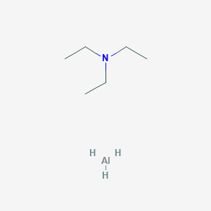 molecular formula C6H18AlN+6 B078355 Trihydro(triethylamine)aluminium CAS No. 12076-08-3