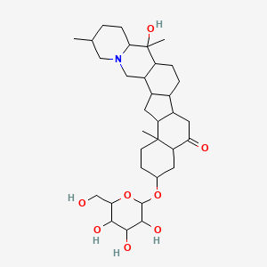 molecular formula C33H53NO8 B7835779 Hupehemonoside 