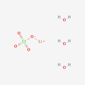 molecular formula ClH6LiO7 B078360 Lithium perchlorate trihydrate CAS No. 13453-78-6