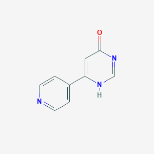 molecular formula C9H7N3O B7836033 6-pyridin-4-yl-1H-pyrimidin-4-one 
