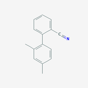 molecular formula C15H13N B7836205 2',4'-dimethyl-1,1'-biphenyl-2-carbonitrile 