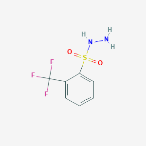 molecular formula C7H7F3N2O2S B7836311 2-(Trifluoromethyl)benzenesulfonohydrazide 