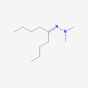 molecular formula C11H24N2 B078364 N-methyl-N-(nonan-5-ylideneamino)methanamine CAS No. 14090-59-6