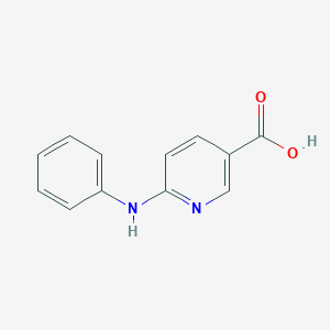molecular formula C12H10N2O2 B078365 6-(苯胺基)烟酸 CAS No. 13426-16-9