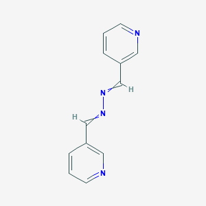 B078368 Nicotinaldehyde (3-pyridylmethylene)hydrazone CAS No. 13362-77-1
