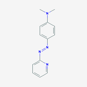 molecular formula C13H14N4 B078375 4-(2-吡啶偶氮)-N,N-二甲基苯胺 CAS No. 13103-75-8