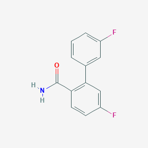 molecular formula C13H9F2NO B7837562 3',5-Difluorobiphenyl-2-carboxamide 