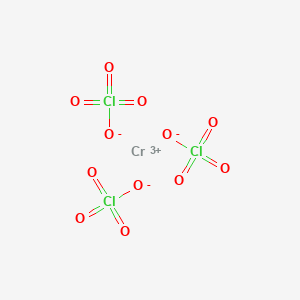 molecular formula Cl3CrO12 B078376 Chromium(3+) perchlorate CAS No. 13537-21-8