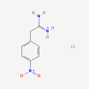 molecular formula C8H10ClN3O2 B7838105 p-Nitrophenylacetamidine hydrochloride 