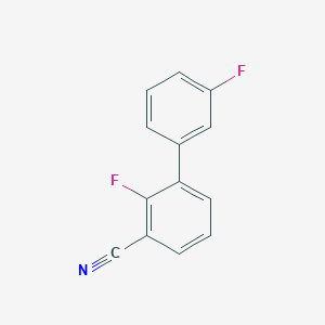 molecular formula C13H7F2N B7838235 3',2-Difluorobiphenyl-3-carbonitrile 