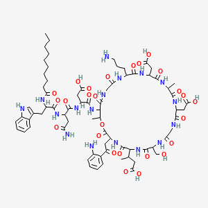 molecular formula C72H101N17O26 B7838382 DAPTOMYCIN 