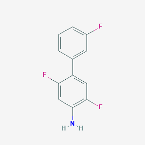 molecular formula C12H8F3N B7838490 2,3',5-Trifluoro-[1,1'-biphenyl]-4-amine 