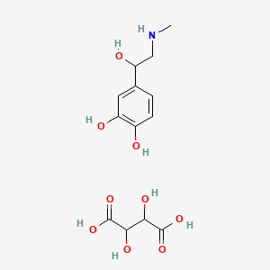 molecular formula C13H19NO9 B7838664 Epinephrine bitartrate 