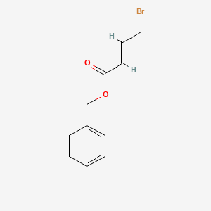 (4-methylphenyl)methyl (E)-4-bromobut-2-enoate