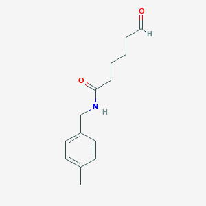 N-[(4-methylphenyl)methyl]-6-oxohexanamide