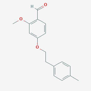 2-Methoxy-4-[2-(4-methylphenyl)ethoxy]benzaldehyde