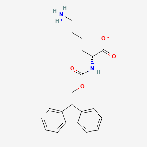 molecular formula C21H24N2O4 B7839006 (2R)-6-azaniumyl-2-(9H-fluoren-9-ylmethoxycarbonylamino)hexanoate 