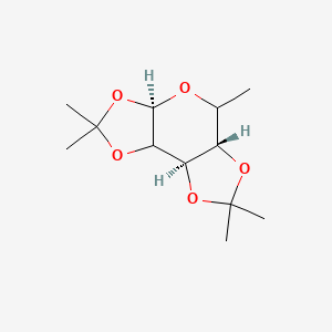 molecular formula C12H20O5 B7839034 6-Deoxy-1,2:3,4-di-O-isopropylidene-alpha-D-galactopyranoside 