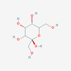 molecular formula C7H14O7 B7839053 (2R,4R,5S)-2,6-Bis(hydroxymethyl)oxane-2,3,4,5-tetrol 