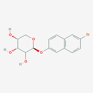 molecular formula C15H15BrO5 B7839061 6-Bromo-2-naphthyl-beta-D-xylopyranoside 