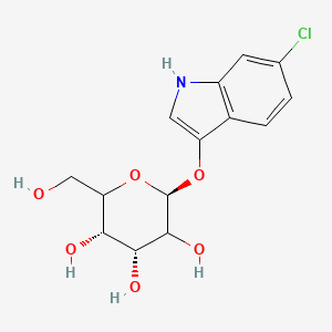 molecular formula C14H16ClNO6 B7839096 6-Chloro-1H-indol-3-yl-beta-D-glucopyranoside 